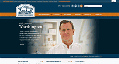 Desktop Screenshot of businessworthington.org