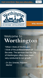 Mobile Screenshot of businessworthington.org